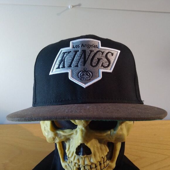 Deadstock Vintage American Needle Los Angeles Kings Blockhead Snap Back Hat - Picture 1 of 9